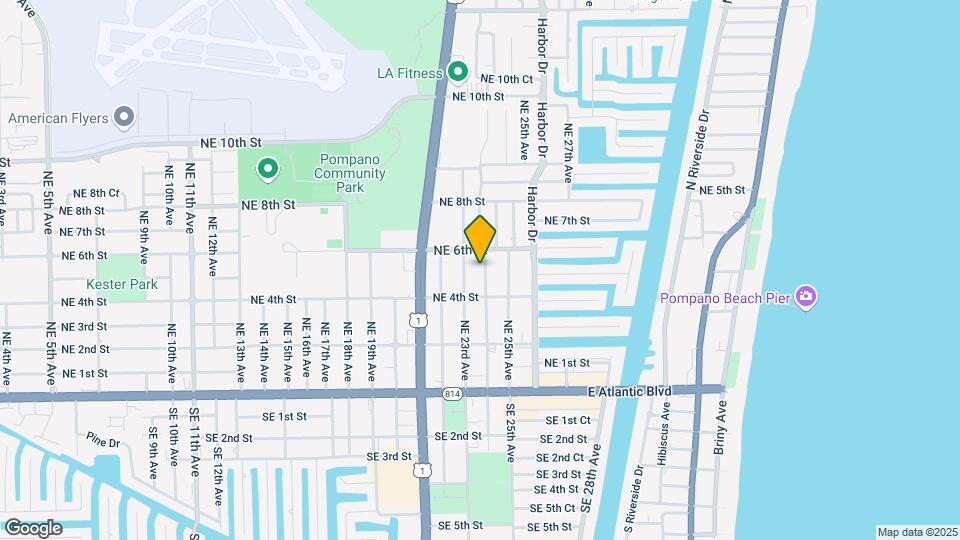 421 NE 24th Ave Map and Location Details