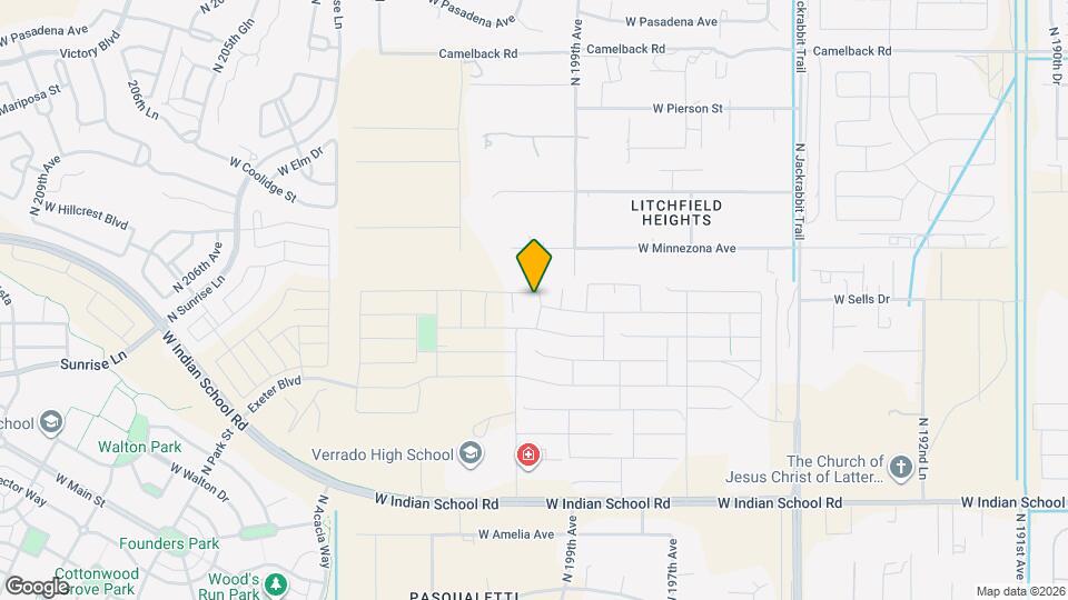 4454 N 199th Ln Map and Location Details