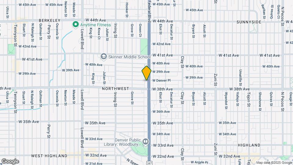 3841 Federal Blvd Map and Location Details