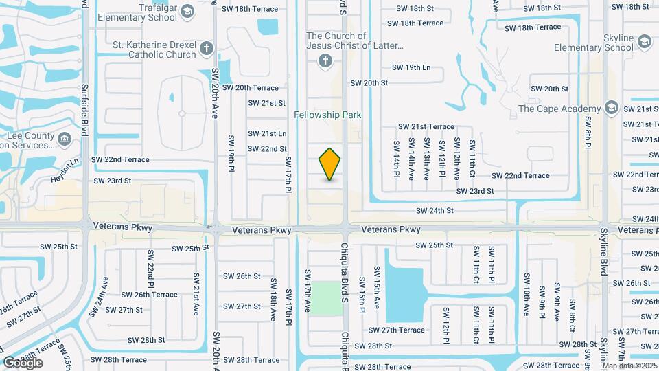 1613 SW 23rd St Map and Location Details