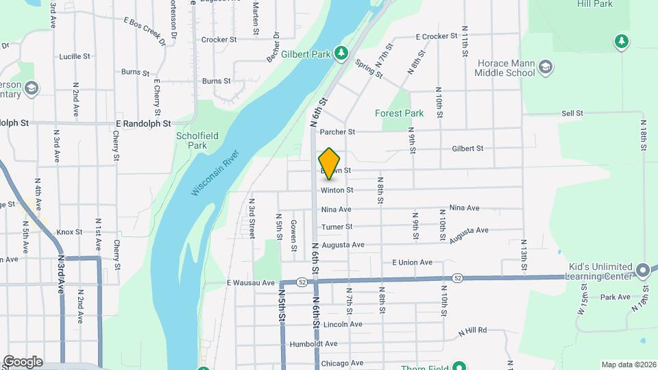 614 Winton St Map and Location Details