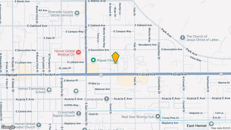169 N Mayflower St Map and Location Details