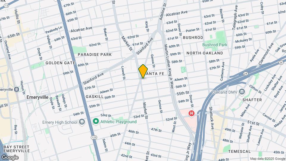 895 57th St Map and Location Details