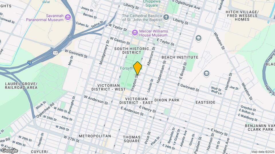 816-818 Drayton St Mapa y Detalles de la Ubicación