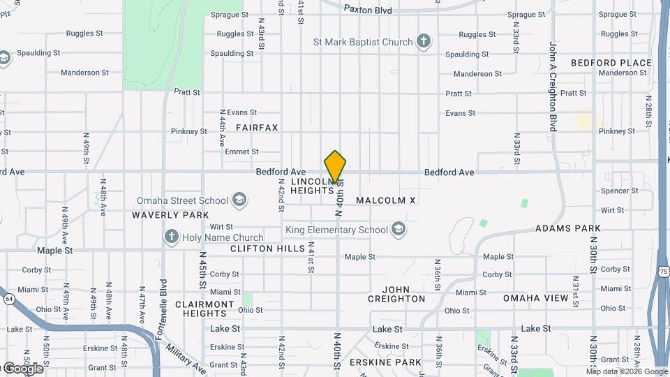 3224 N 40th St Map and Location Details