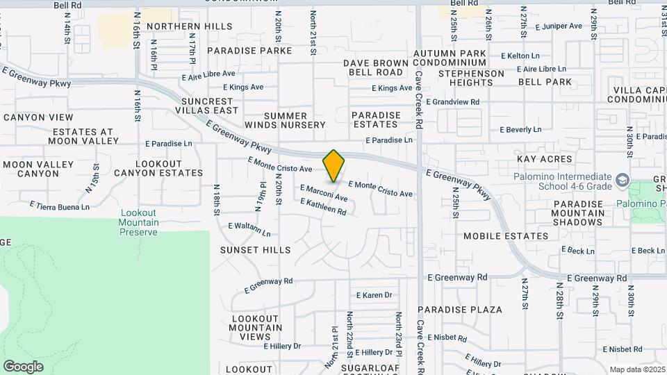 15840 North 22nd St Map and Location Details