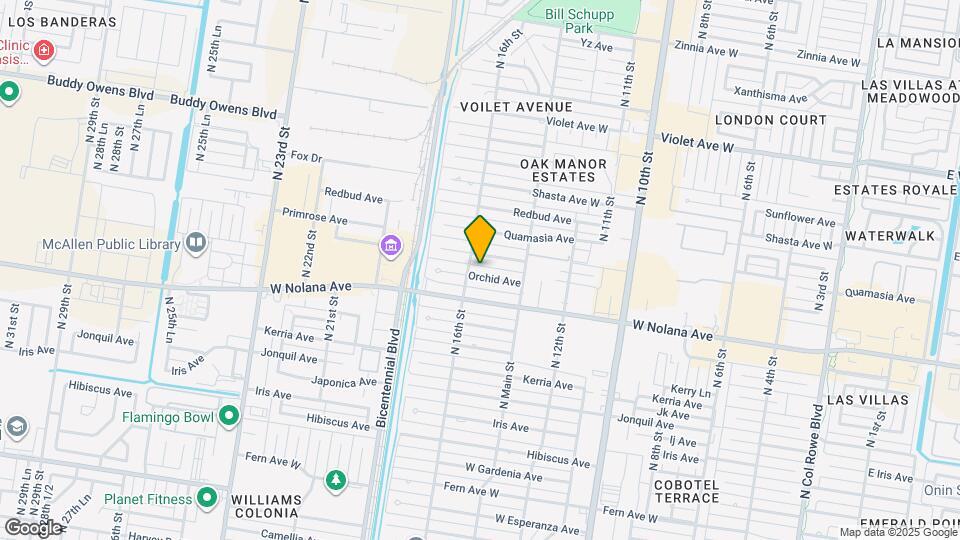 1518 Orchid Ave Map and Location Details