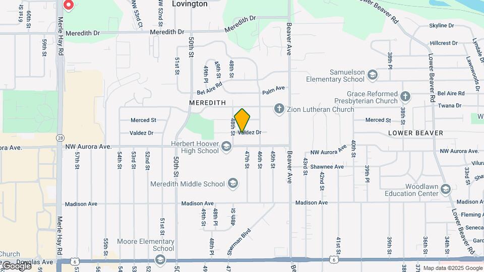 4704 Valdez Dr Map and Location Details