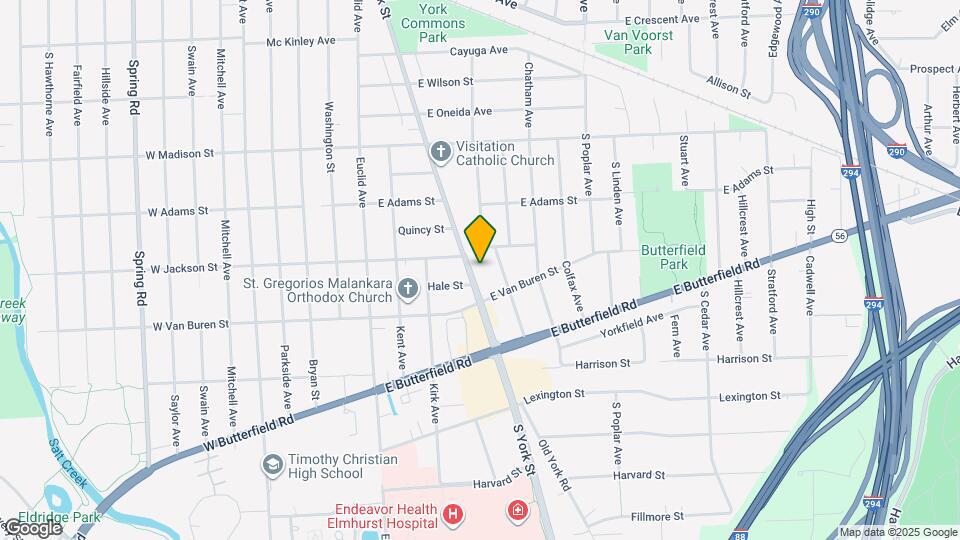 883 S York St Map and Location Details