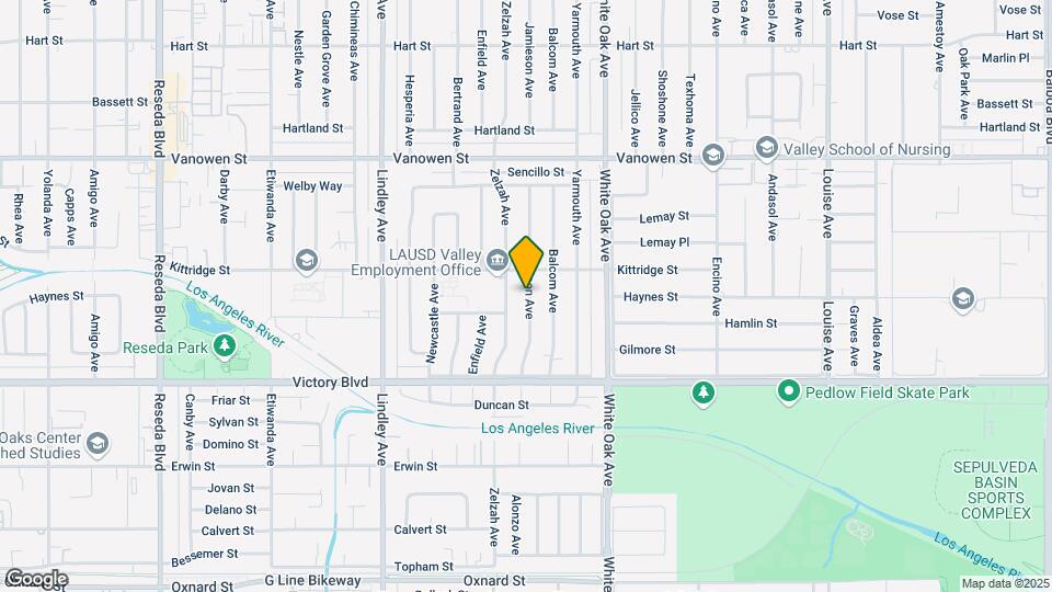 6531 Jamieson Ave Mapa y Detalles de la Ubicación