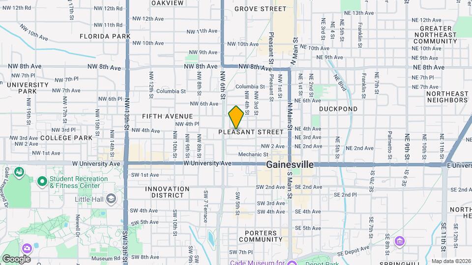 426 NW 3rd Ave Map and Location Details