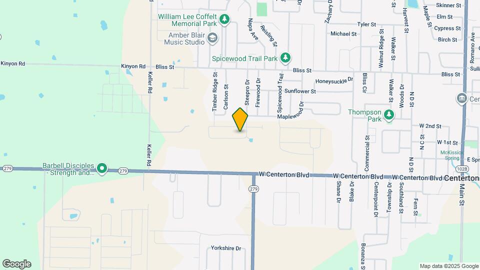 1410 Emmerson St Map and Location Details