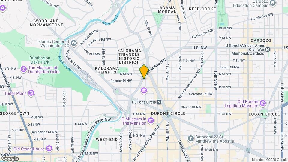 1724 21st St NW Mapa y Detalles de la Ubicación