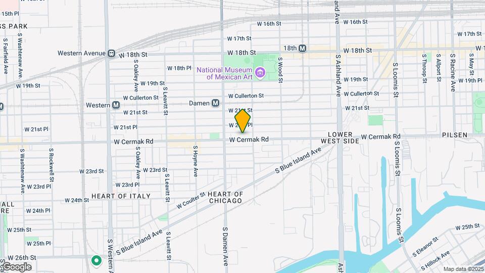 1920 W Cermak Rd Mapa y Detalles de la Ubicación