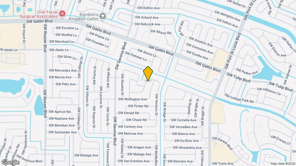 2937 SW Moody Terrace Mapa y Detalles de la Ubicación