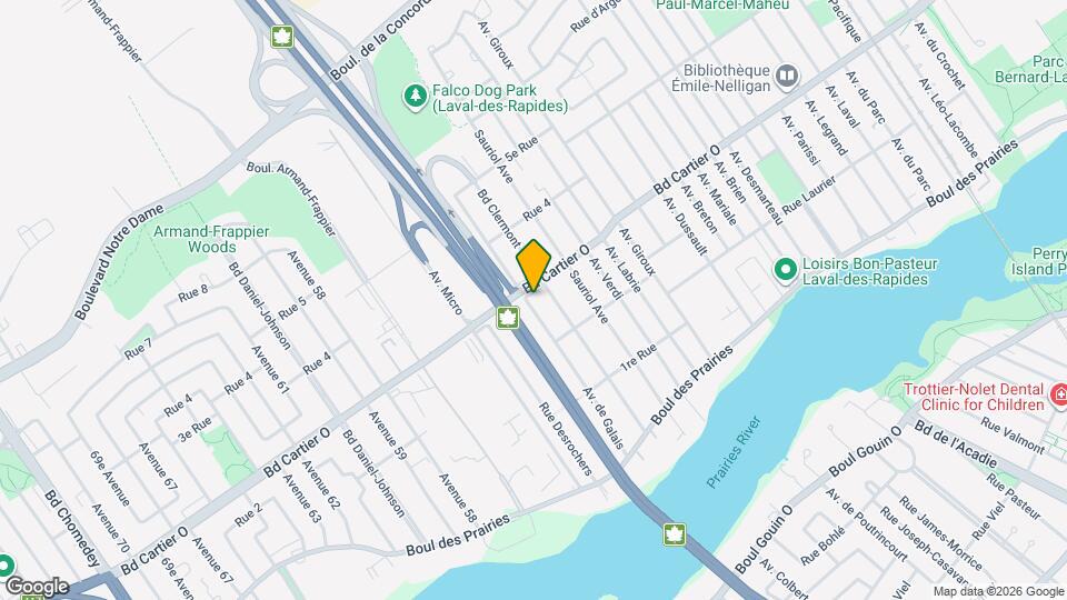 115 De Galais Av Map and Location Details