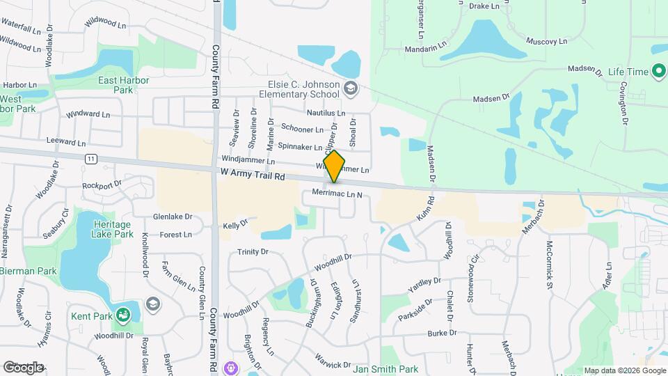1410 Merrimac Ln N Mapa y Detalles de la Ubicación