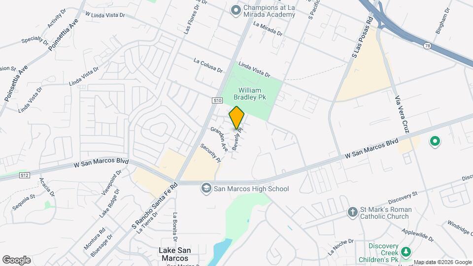 574 Beverly Pl Map and Location Details