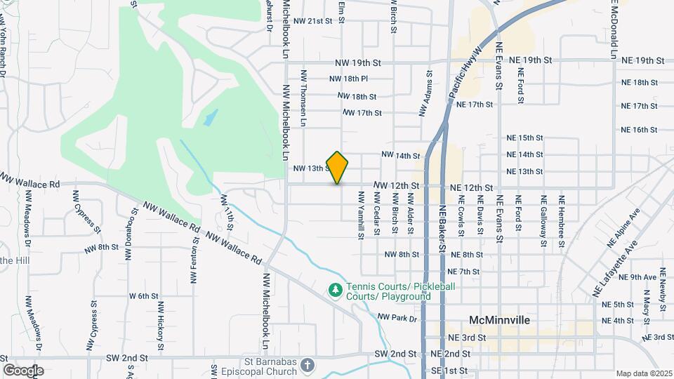 1149 NW Elm St Map and Location Details