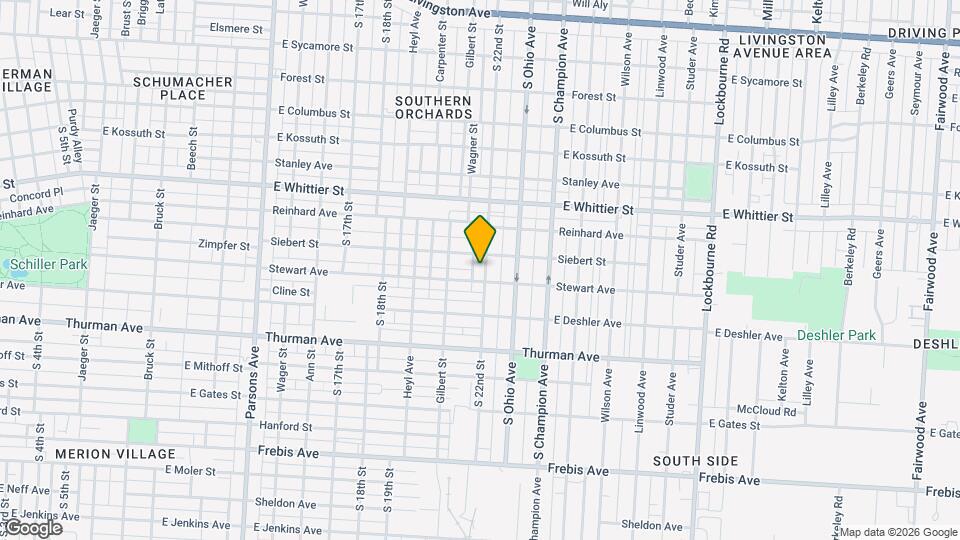 1141-1143-1143 S 22nd St Map and Location Details