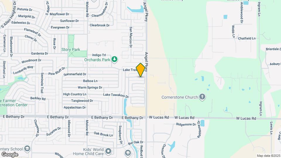 1824 Caddo Lake Dr Map and Location Details