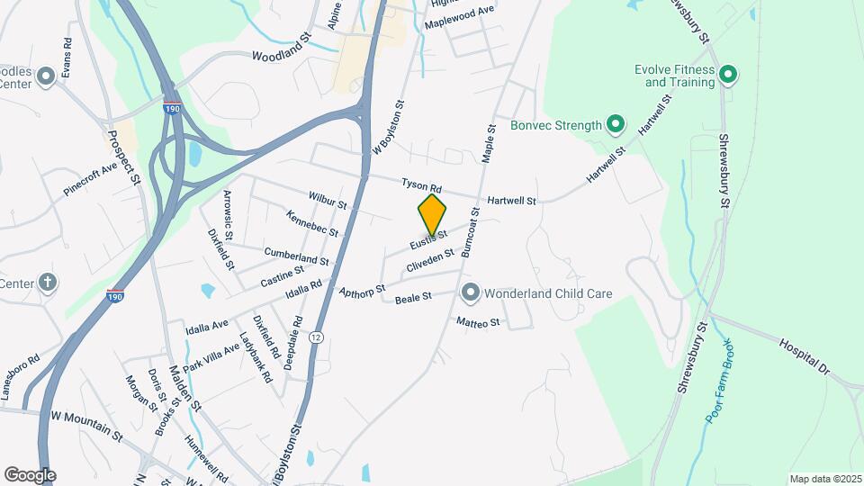 15 Eustis St Map and Location Details