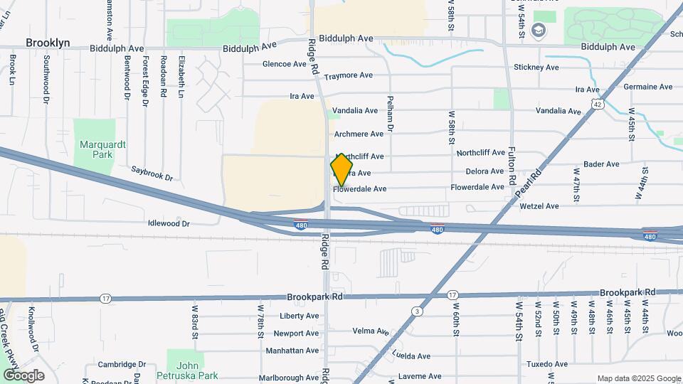 7105 Flowerdale Ave Mapa y Detalles de la Ubicación