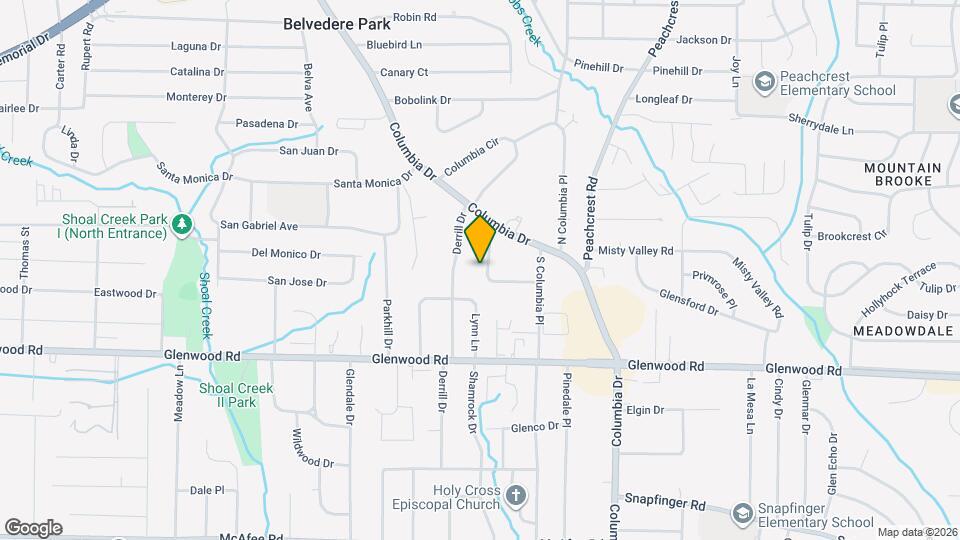1727 McKenzie Dr Mapa y Detalles de la Ubicación