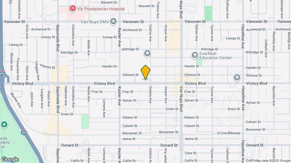 14717 Victory Blvd Map and Location Details