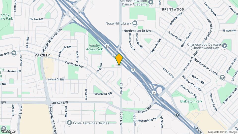 4501 37 St NW Map and Location Details