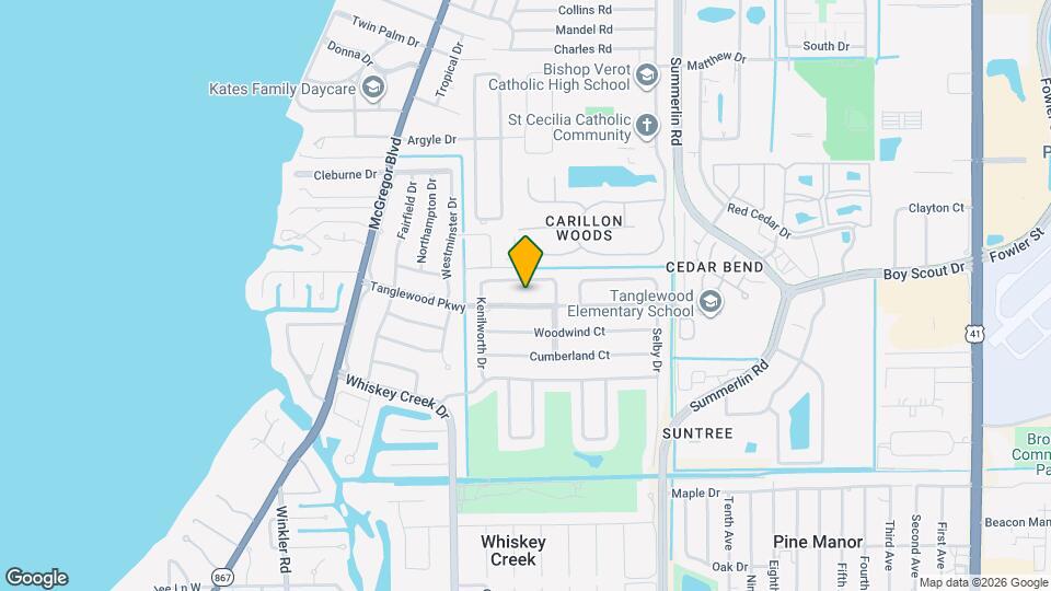 1463 Tanglewood Pkwy Map and Location Details