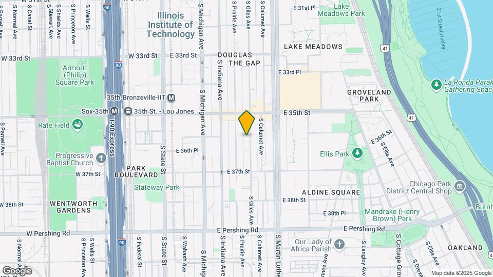 3550-3552 S Giles Ave Map and Location Details