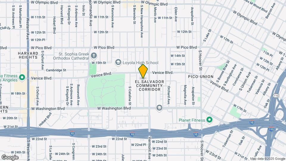 1631 S New Hampshire Ave Map and Location Details