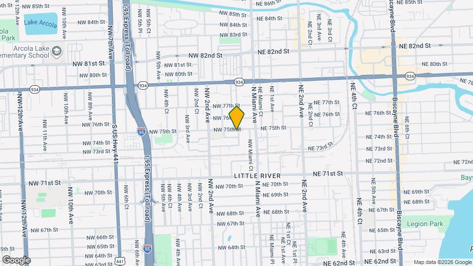 7410 NW Miami Pl Map and Location Details