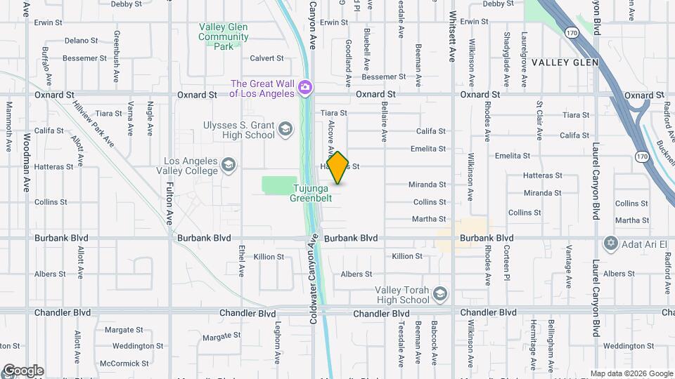 12811 Waddell St Map and Location Details