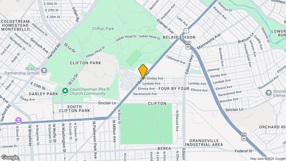 2213 Belair Rd Map and Location Details