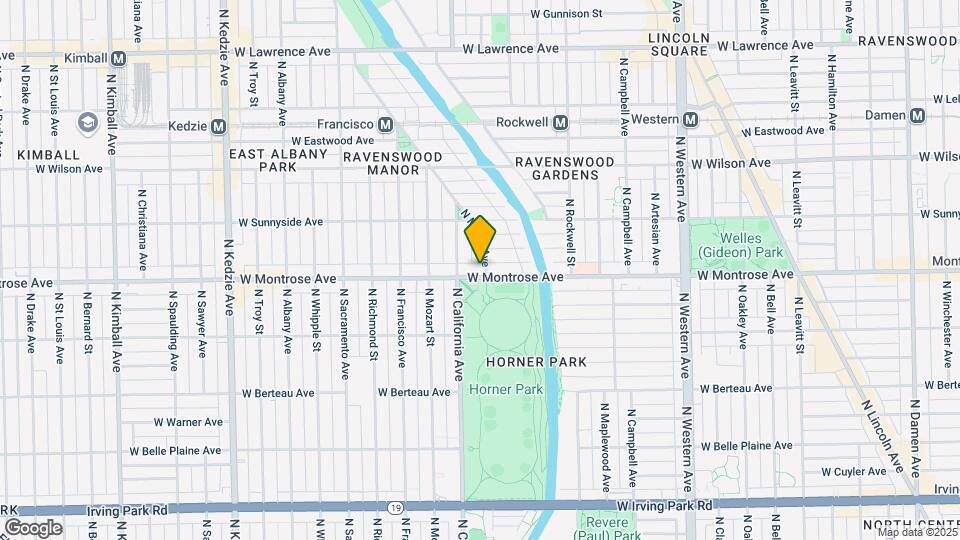 2736 W Montrose Ave Map and Location Details