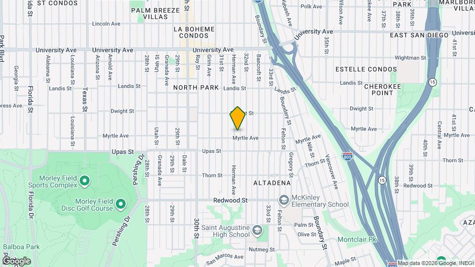 3511 Herman Ave Mapa y Detalles de la Ubicación