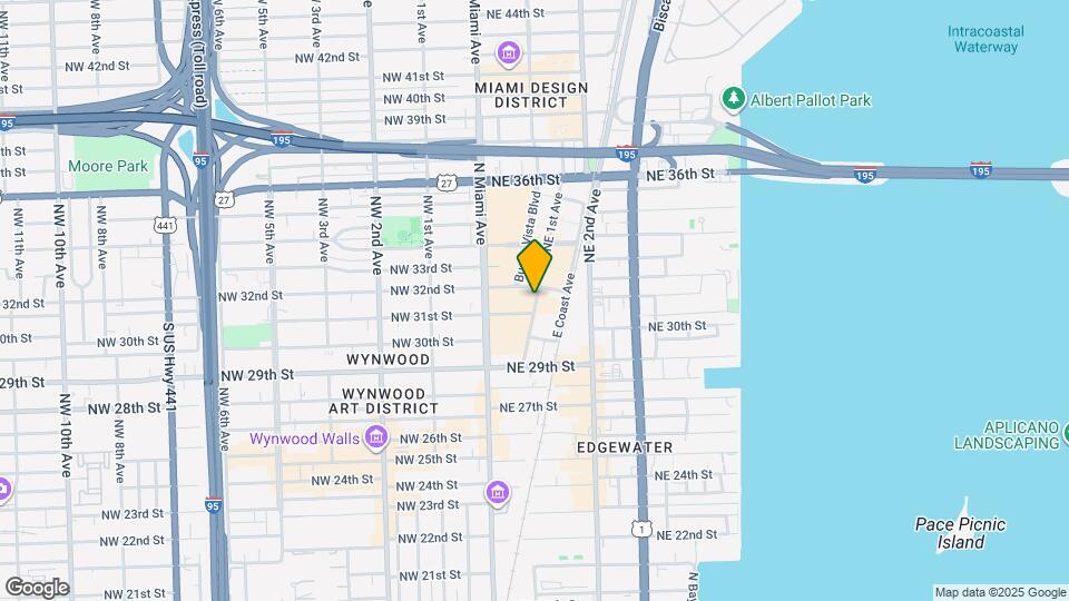 The Standard Residences Midtown Miami Map and Location Details