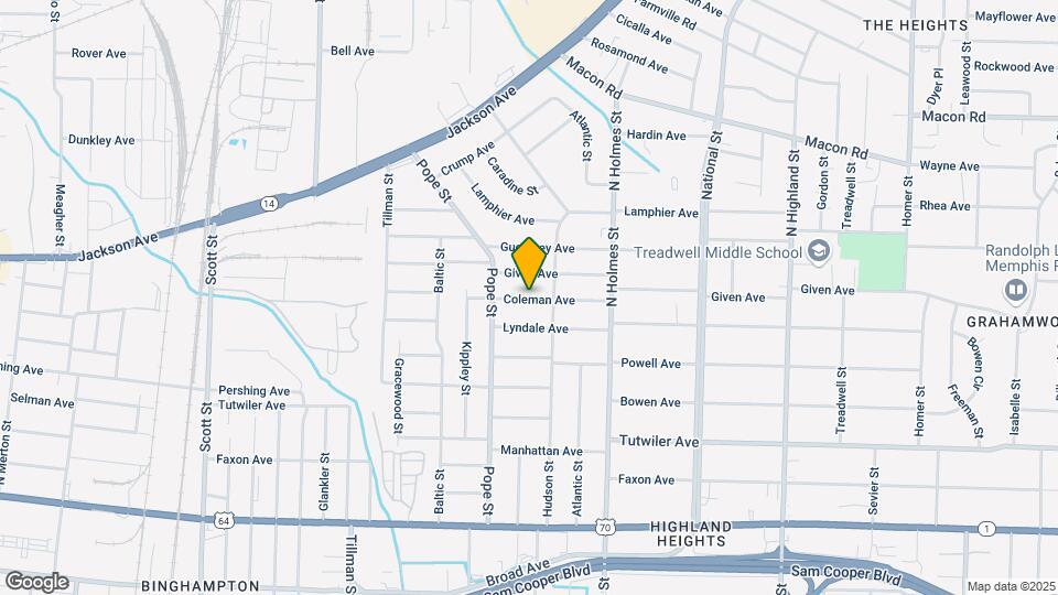 3192 Coleman Ave Mapa y Detalles de la Ubicación