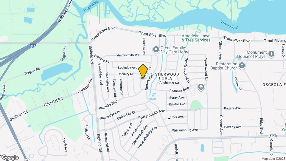 9557 Priory Ave Map and Location Details