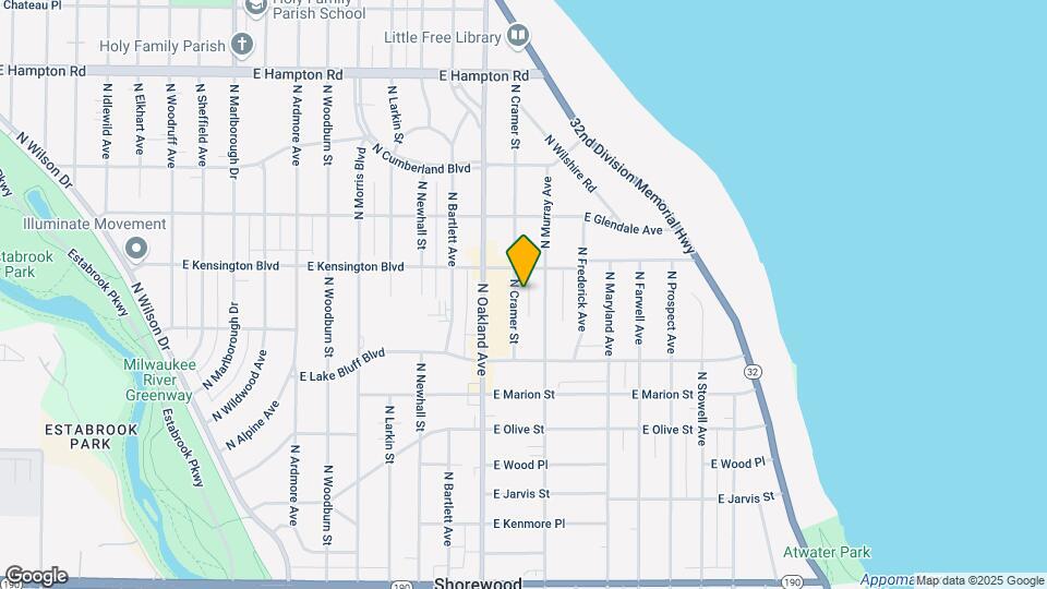 4464 N Cramer St Map and Location Details