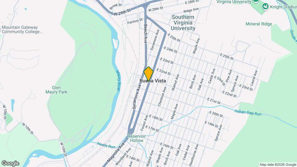 2047 Magnolia Ave Map and Location Details