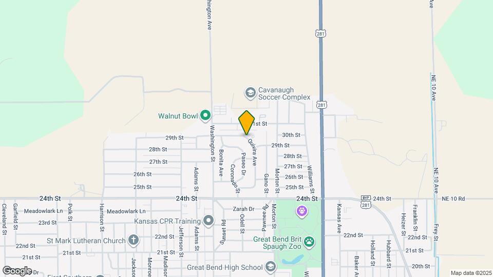 2919 Quivira Ave Map and Location Details