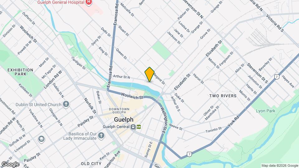 56 Arthur St N Map and Location Details