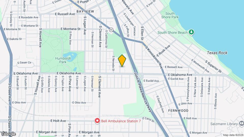 3026 S Hanson Ave Map and Location Details