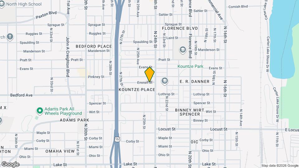 2411 Emmet St Map and Location Details