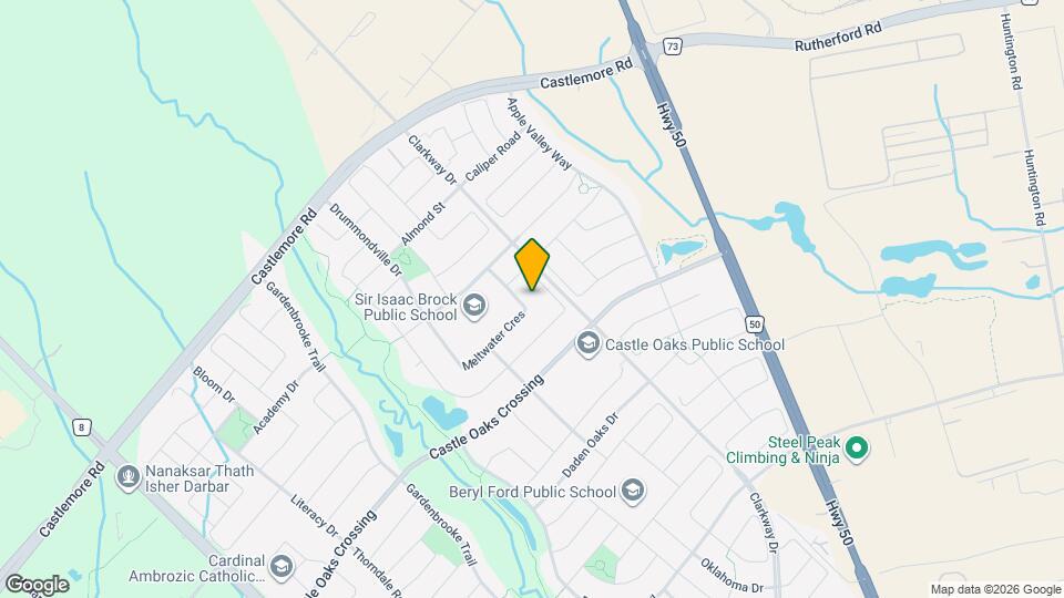 92 Meltwater Cres Map and Location Details