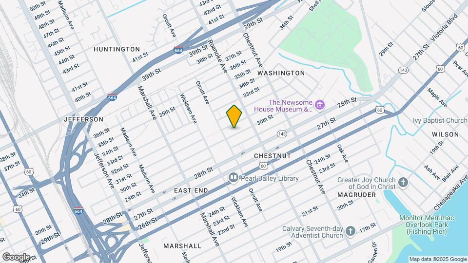 1021 30th St Map and Location Details