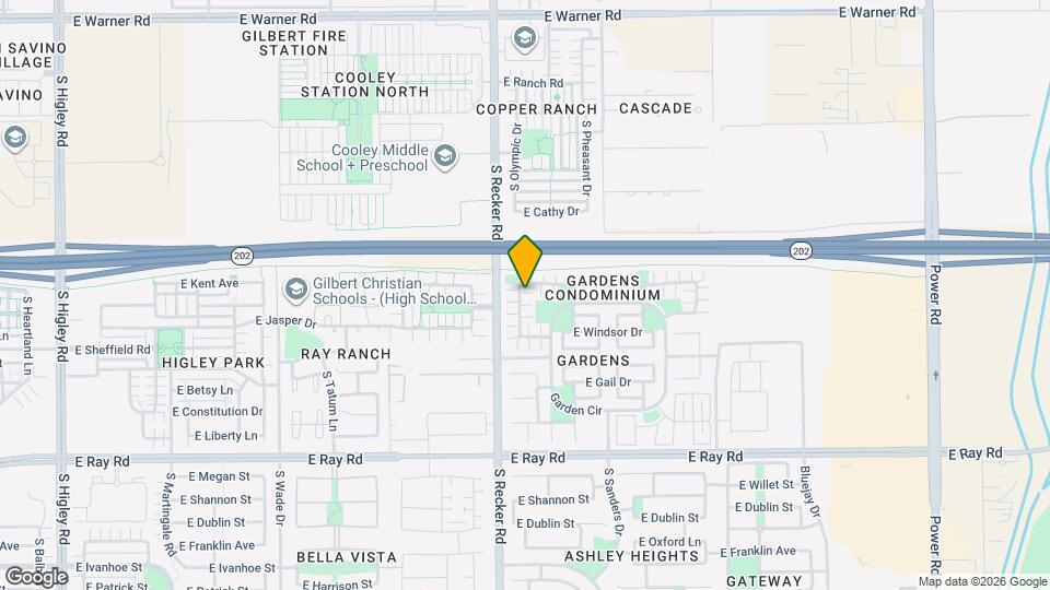 1319 S Sabino Dr Map and Location Details